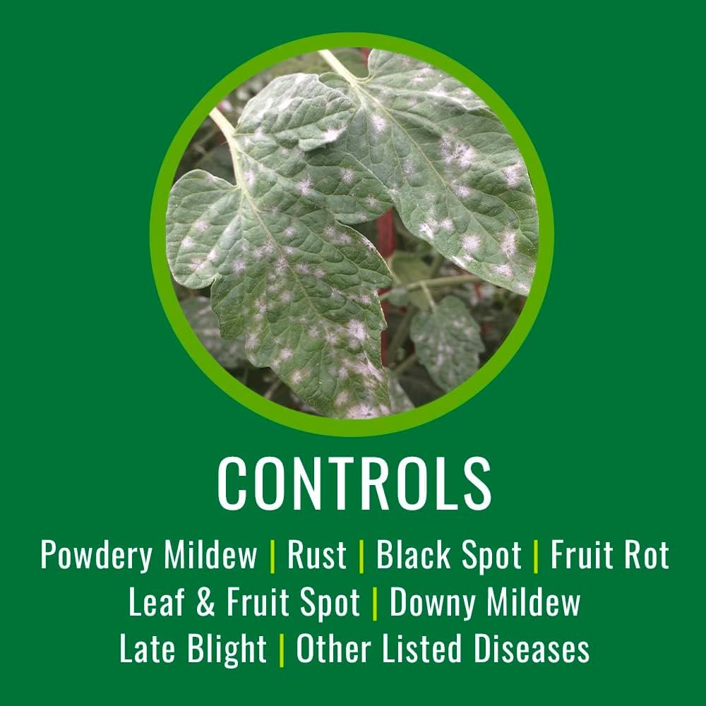 Natria Disease and Fungus Control Spray bottle back view