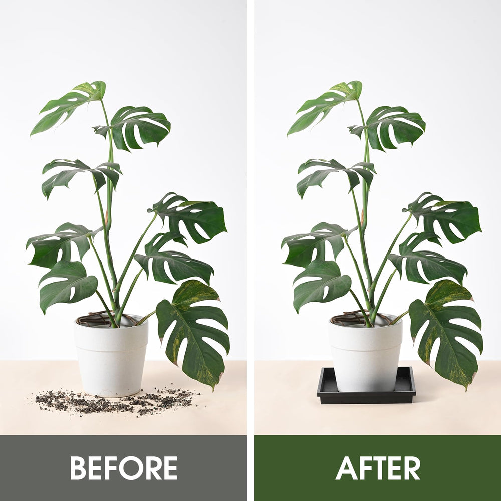 NATSUKY Square Plant Saucer 2 pack packaging