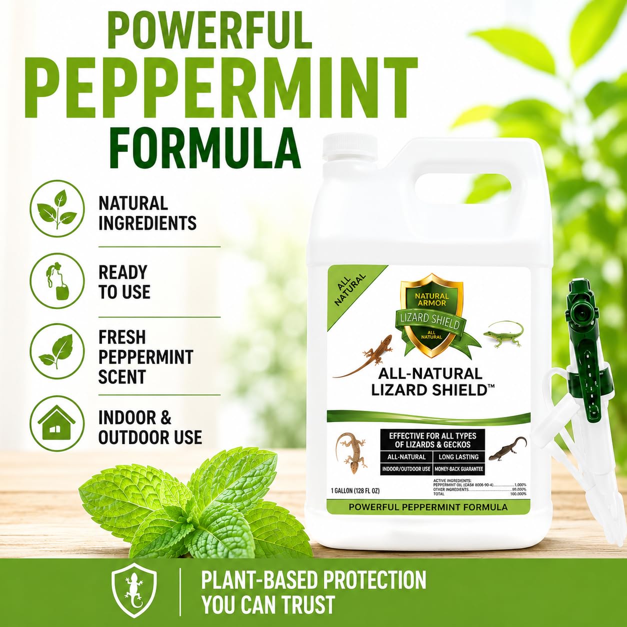 Natural Armor Lizard & Gecko Repellent application demonstration