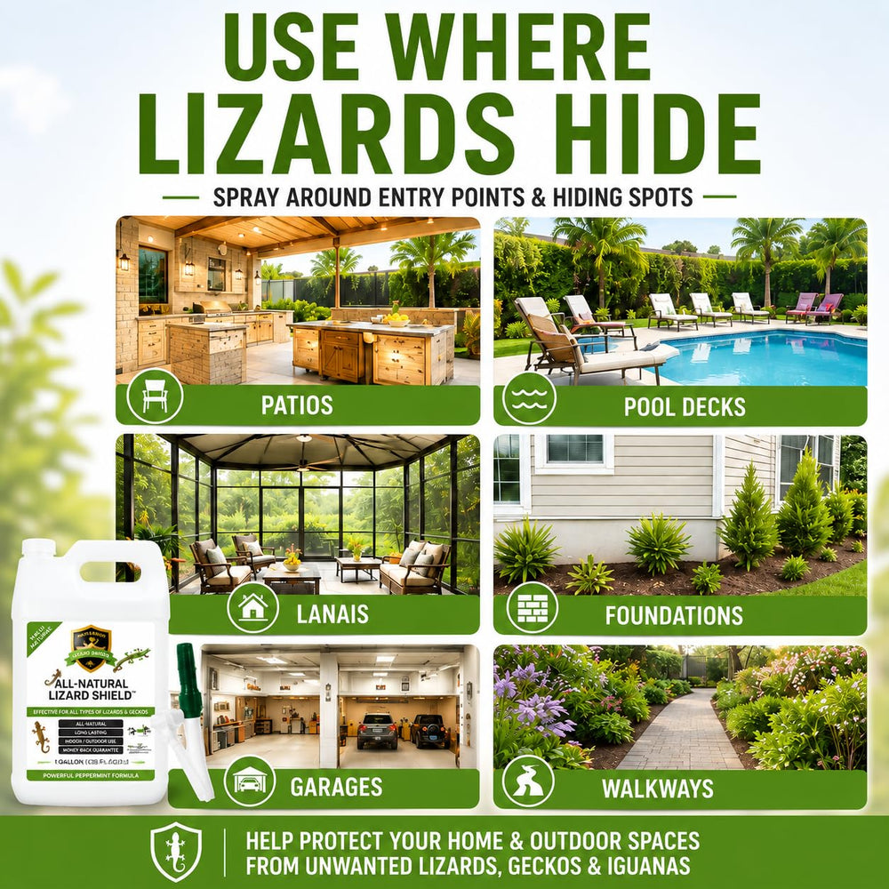 Natural Armor Lizard & Gecko Repellent label details