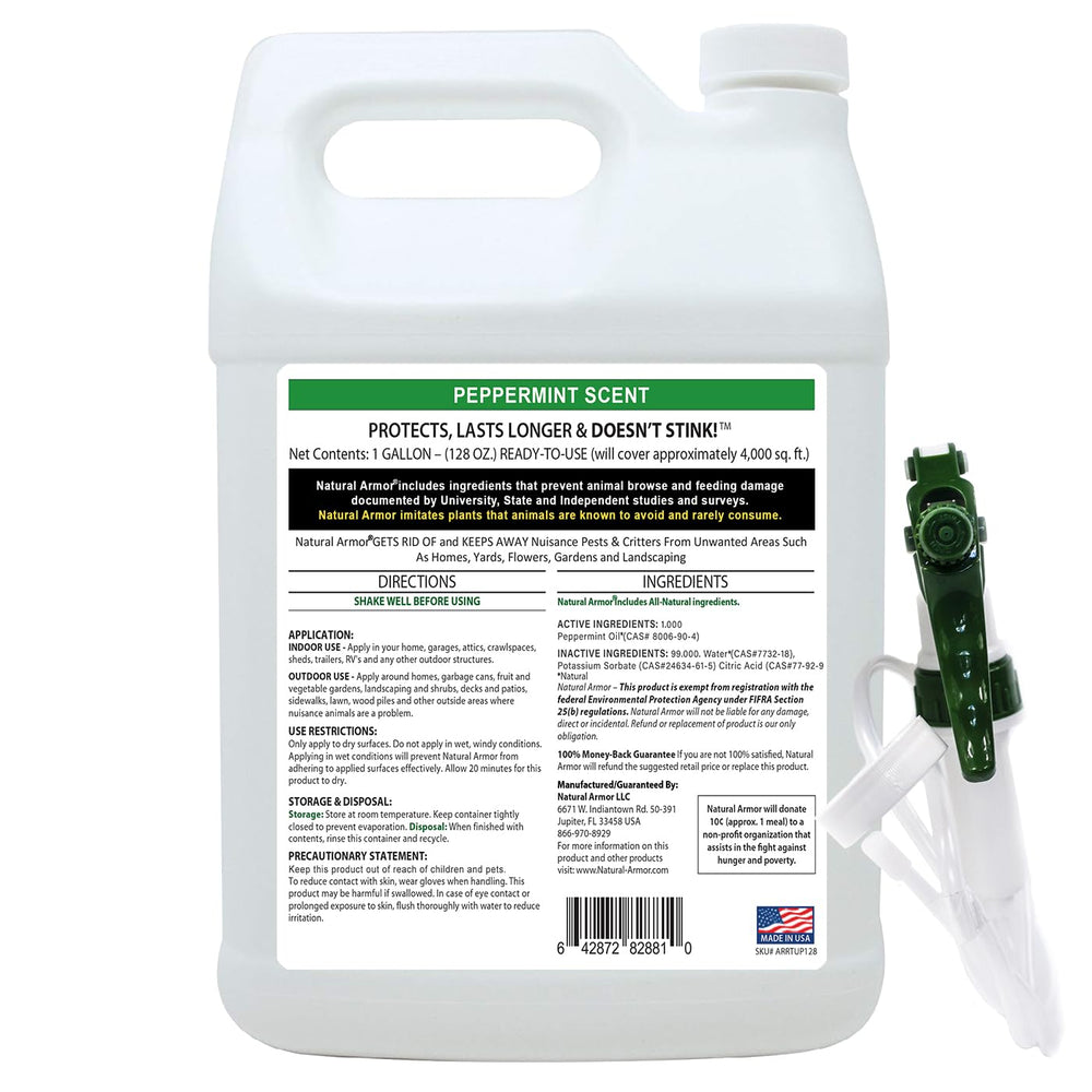 Natural Armor repellent spray heavy-duty trigger sprayer close-up