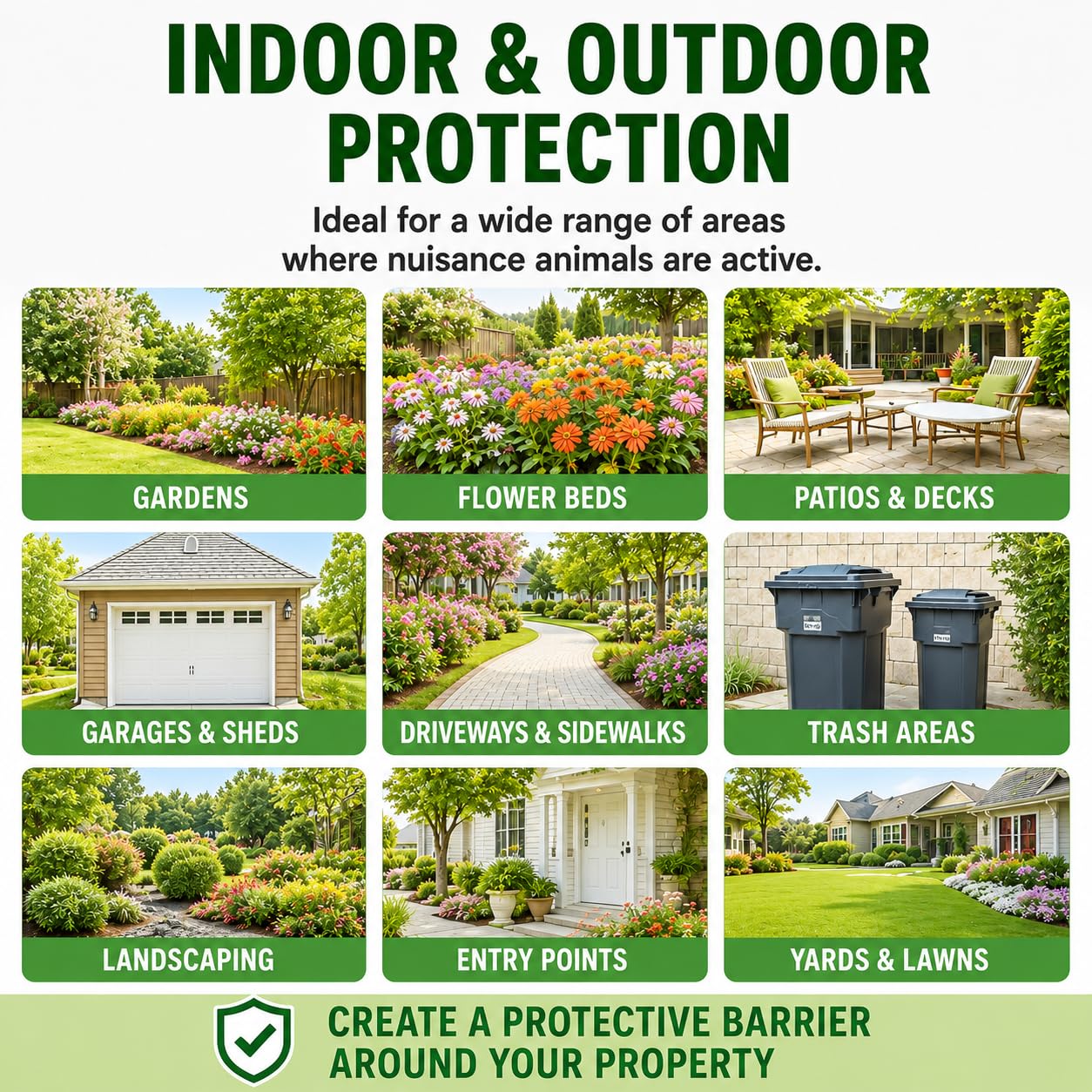 Natural Armor repellent spray used on outdoor plants