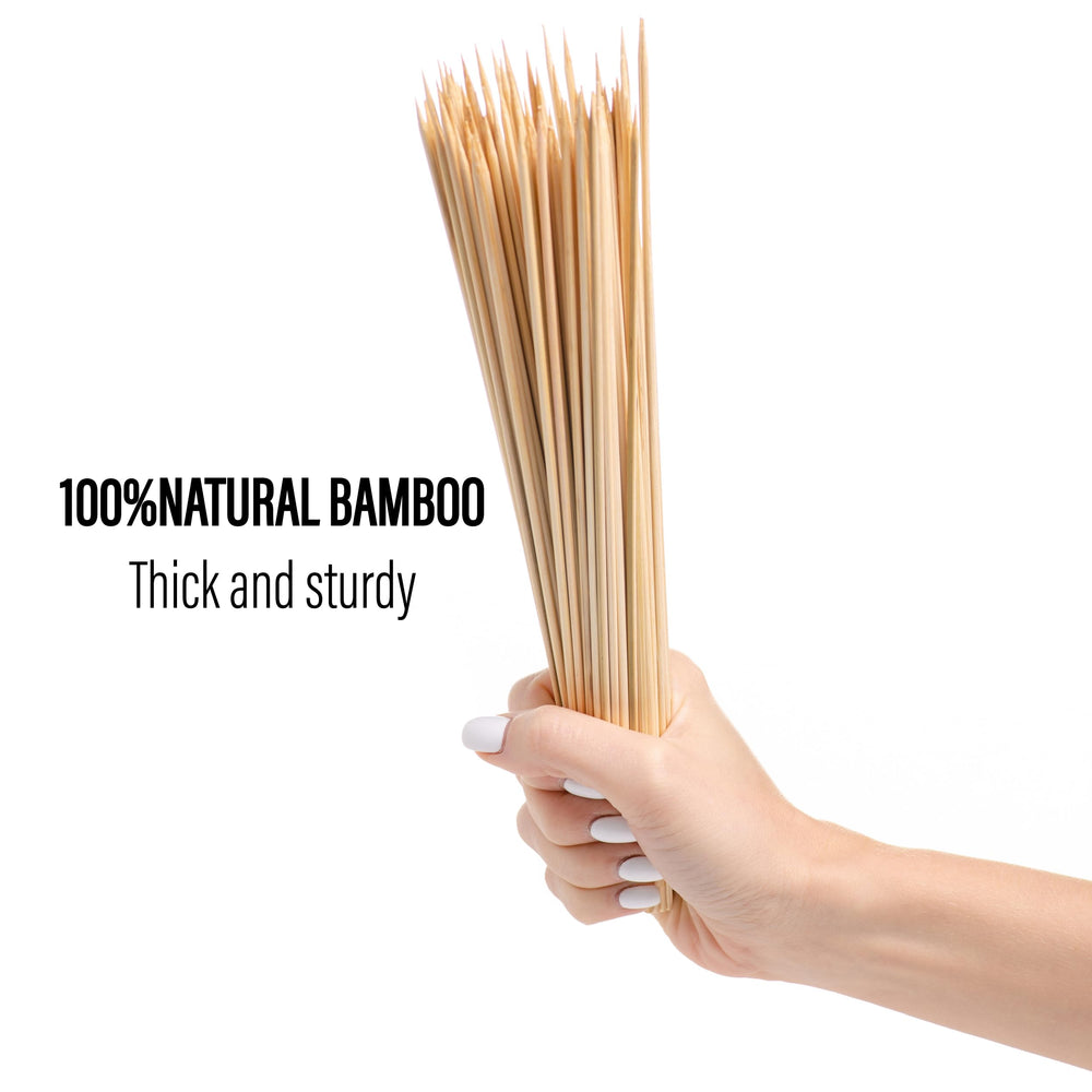 Natural bamboo texture of Sunnyam skewers