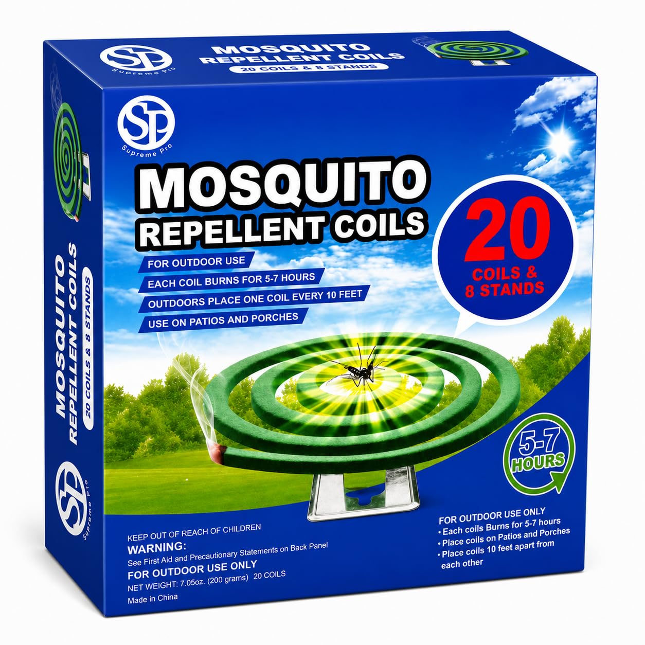 Natural ingredients of PRO mosquito coil including essential oils