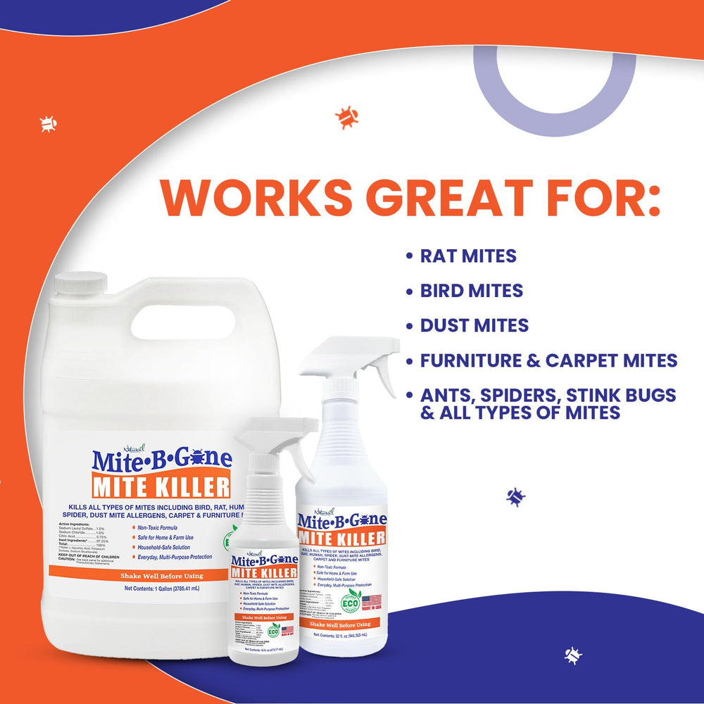 Naturasil Dust Mite Spray aerosol can side view