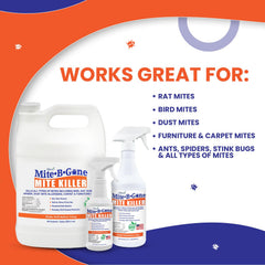 Naturasil Dust Mite Spray aerosol can side view