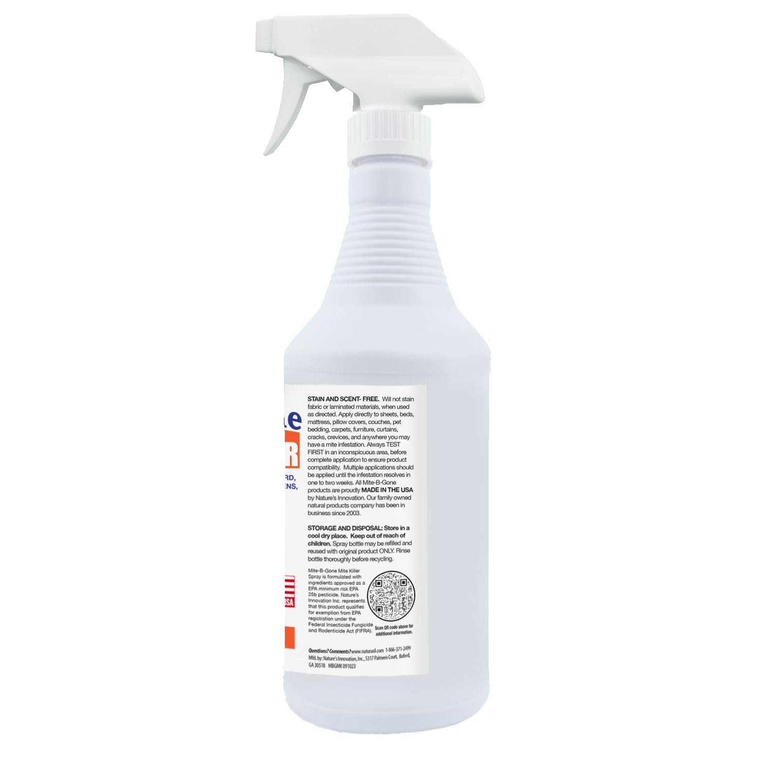 Naturasil Mite-B-Gone Dust Mite Spray with citrus scent