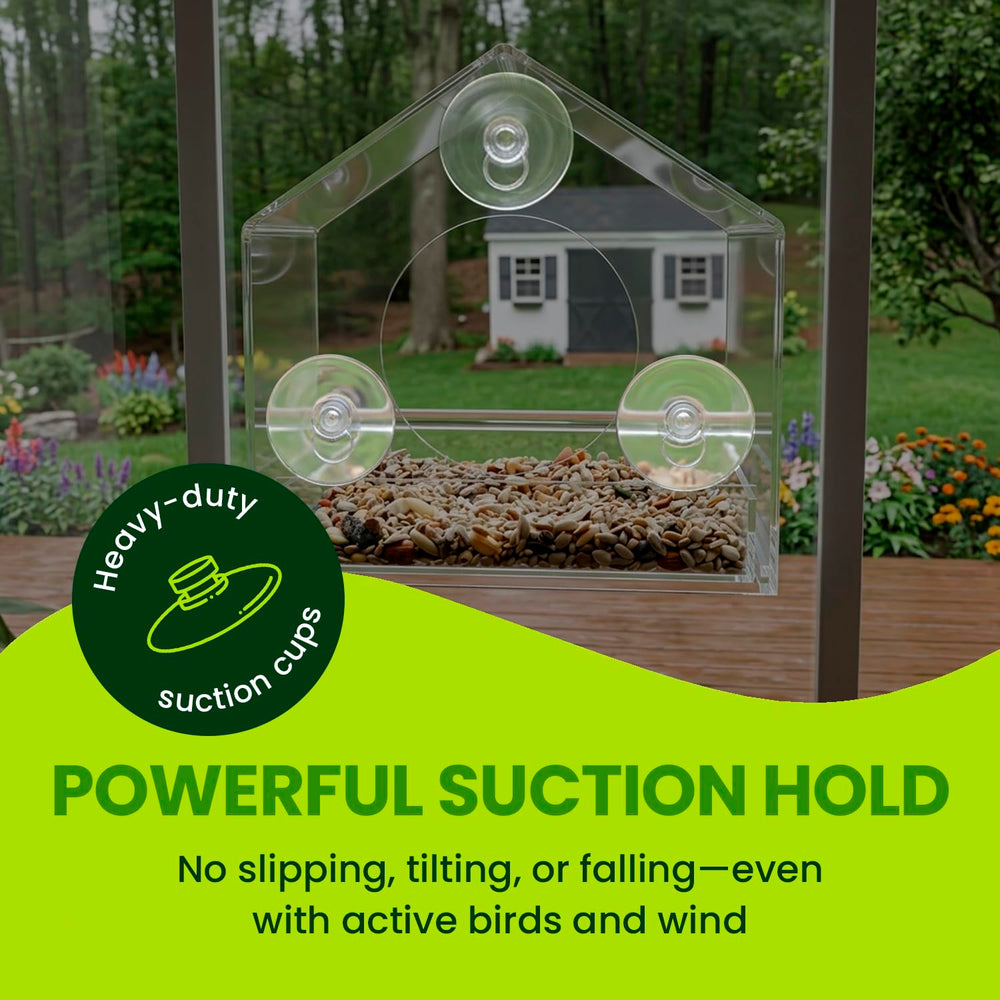 Nature Gear Window Bird Feeder packaging with product details