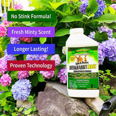 Nature's MACE Deer & Rabbit Repellent liquid pour