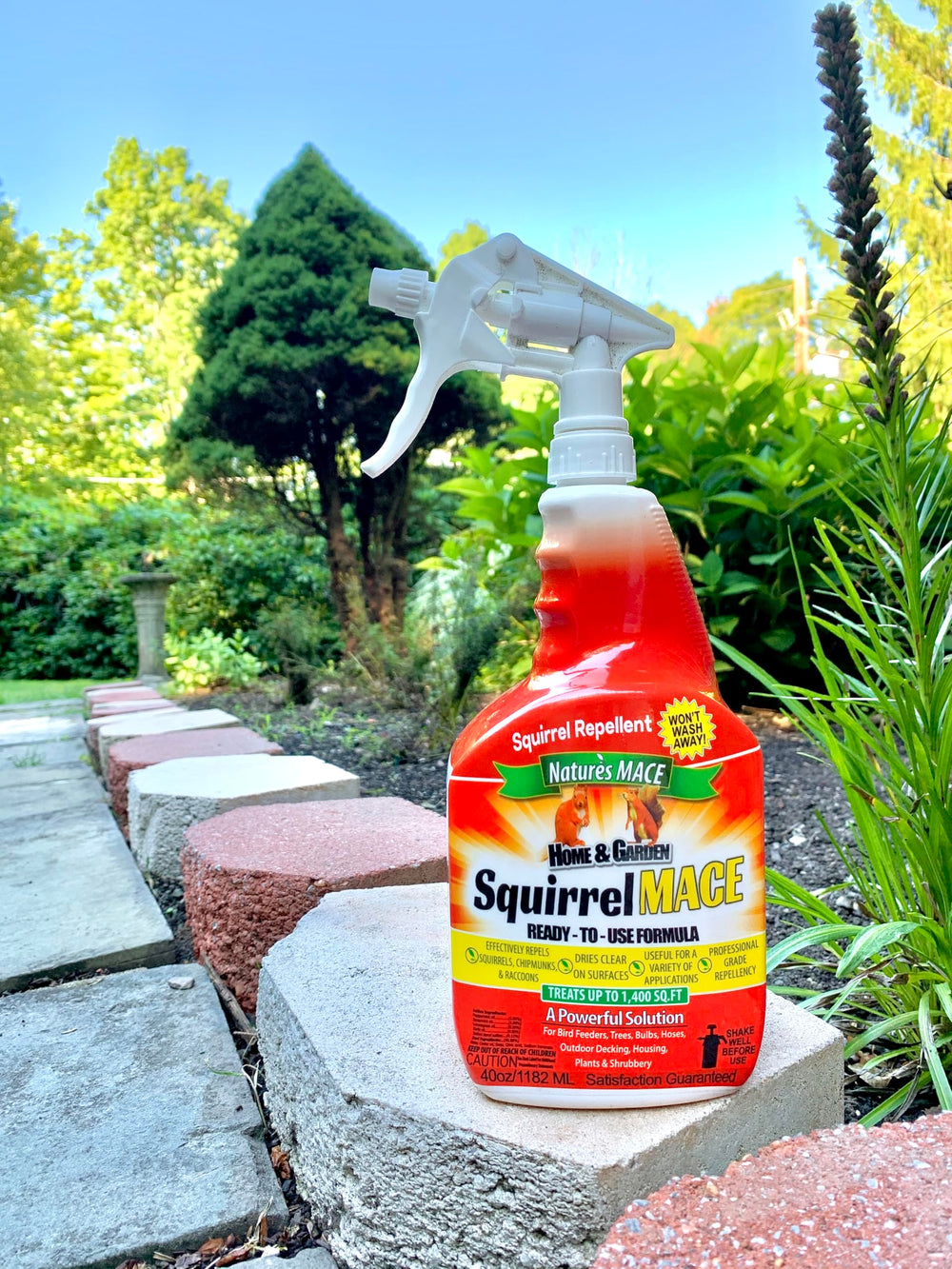 Nature's MACE Squirrel Mace Repellent 40 oz ingredients list