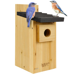 NATURE'S WAY Bluebird Box House cedar wood front view