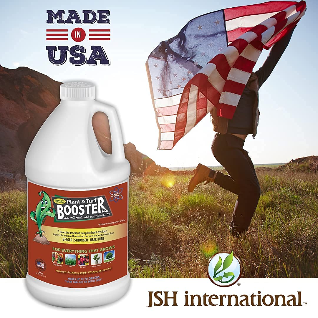 Nature's Wonder Organic Soil Conditioner in garden setting
