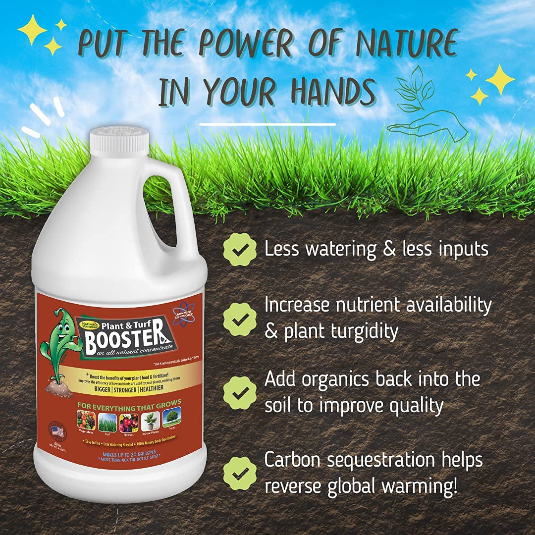 Nature's Wonder Organic Soil Conditioner label details