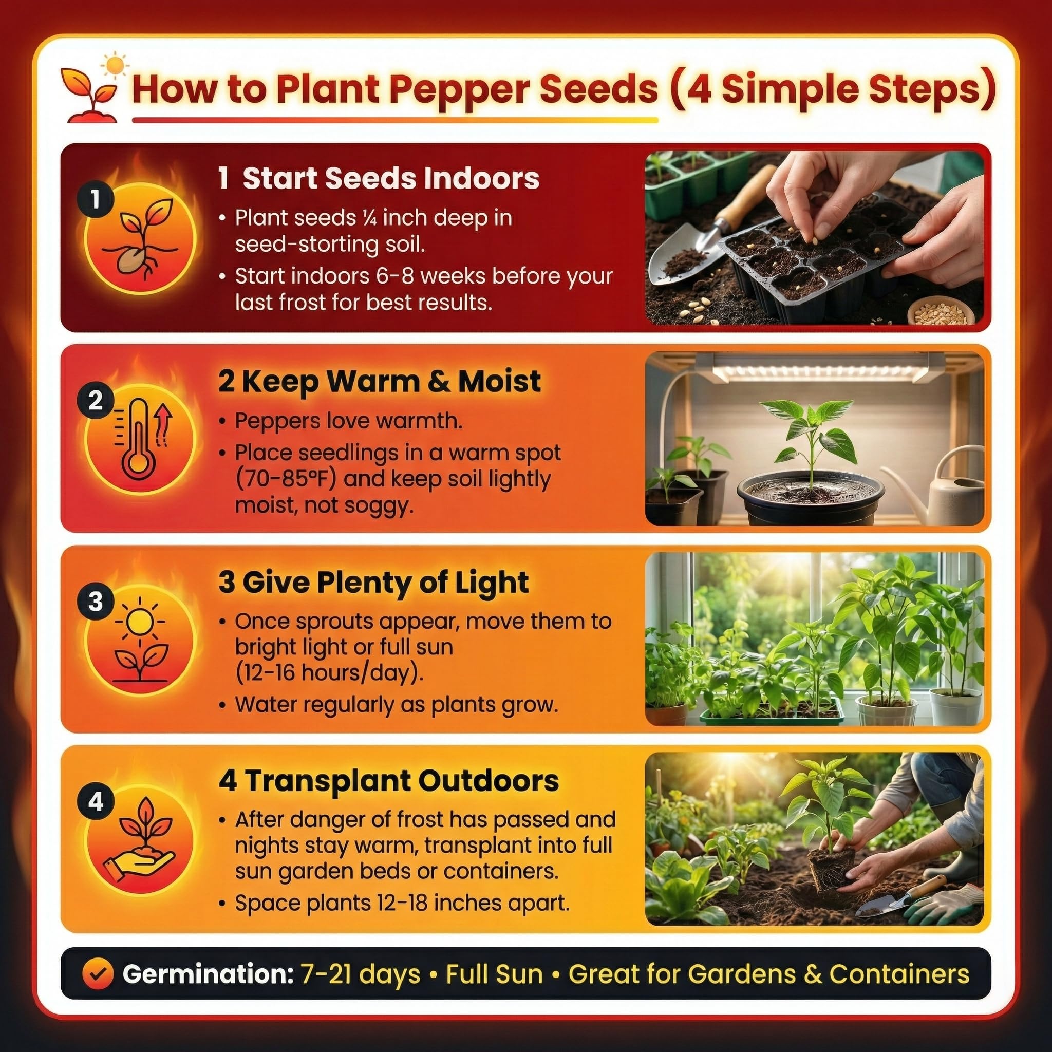 NatureZ Edge pepper seeds packaging
