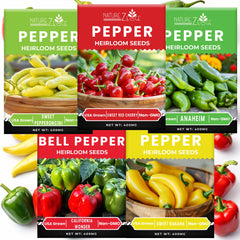 NatureZ Edge sweet pepper seeds assortment pack front view