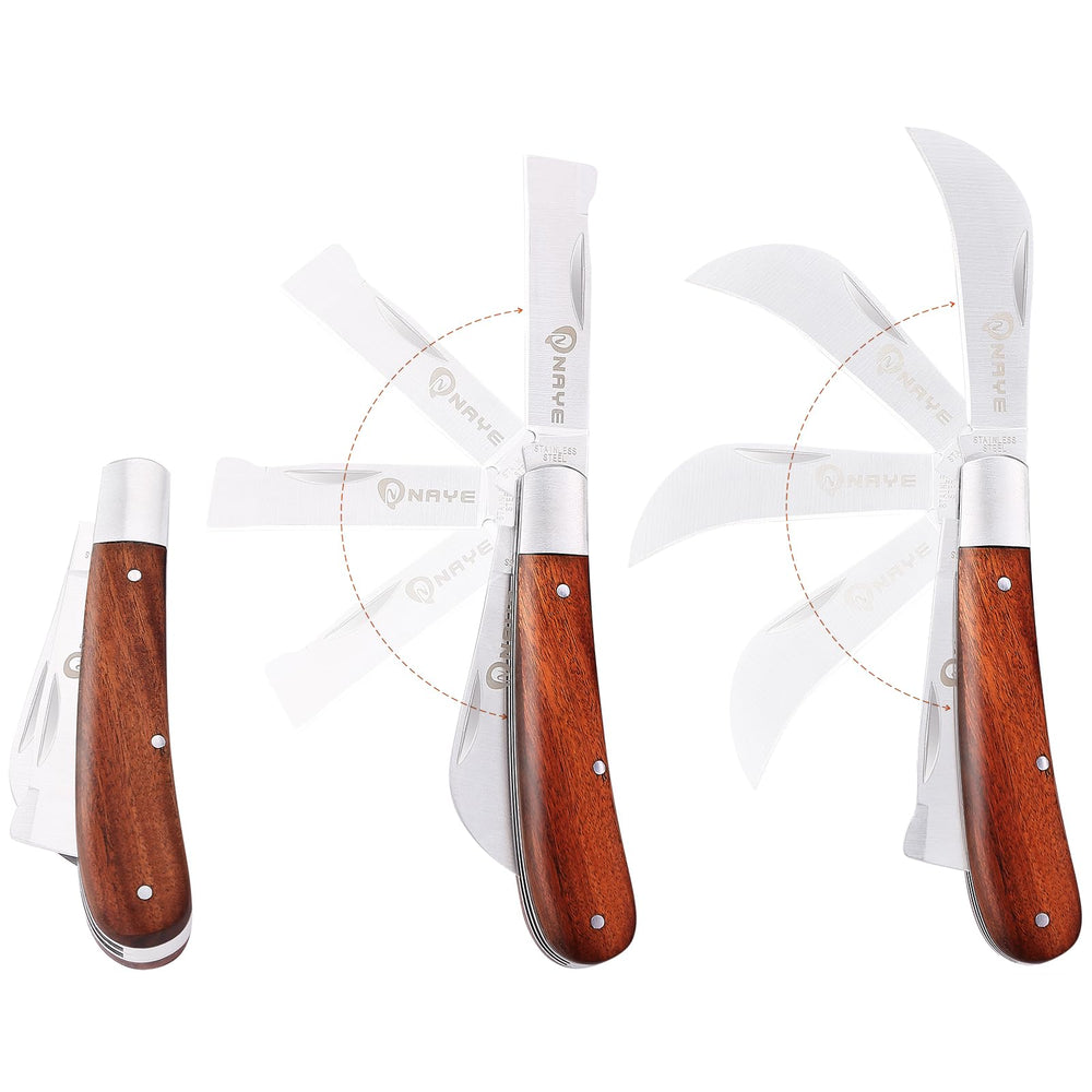 NAYE Grafting Knife in use for grafting plants