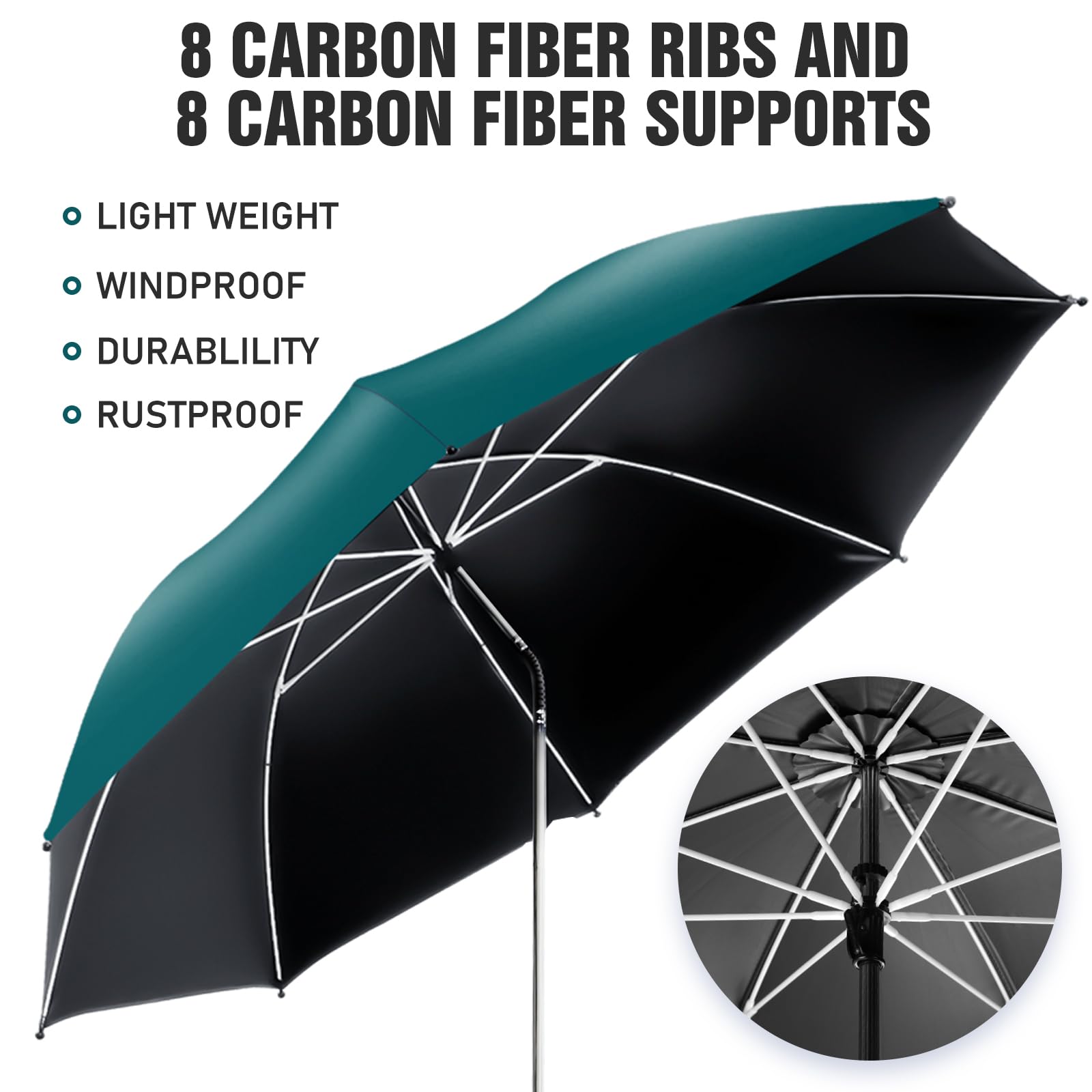 NBtoUS 2 Pack Chair Beach Umbrella packaging and contents