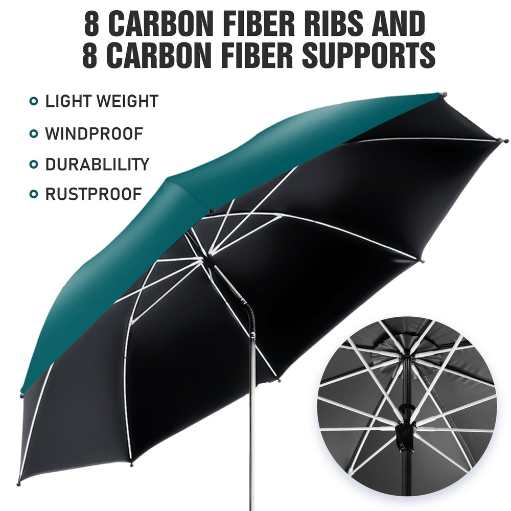 NBtoUS 2 Pack Chair Beach Umbrella packaging and contents