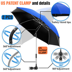 NBtoUS Chair Umbrella 42-inch open view