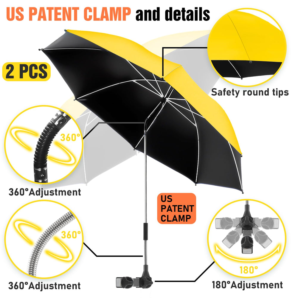 NBtoUS Chair Umbrella adjustable angle view