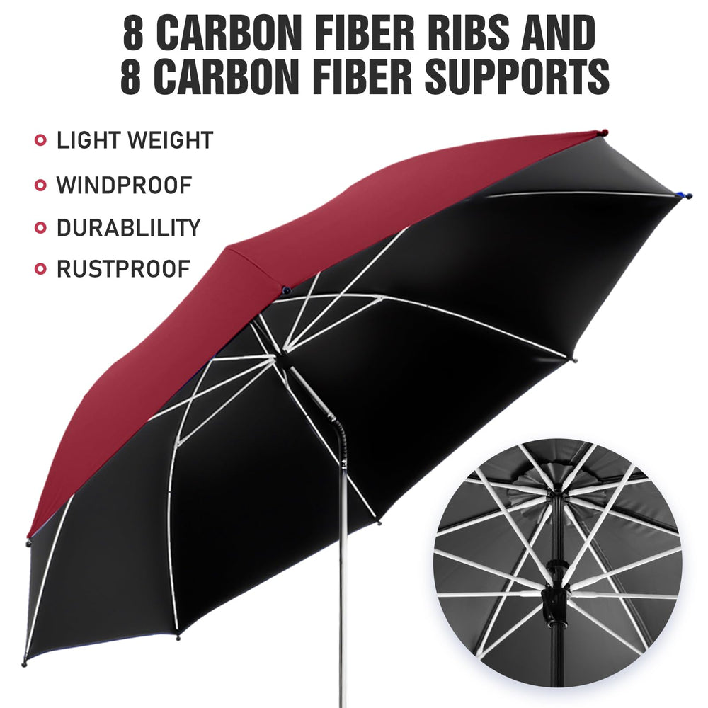 NBtoUS Chair Umbrella in use at a beach setting