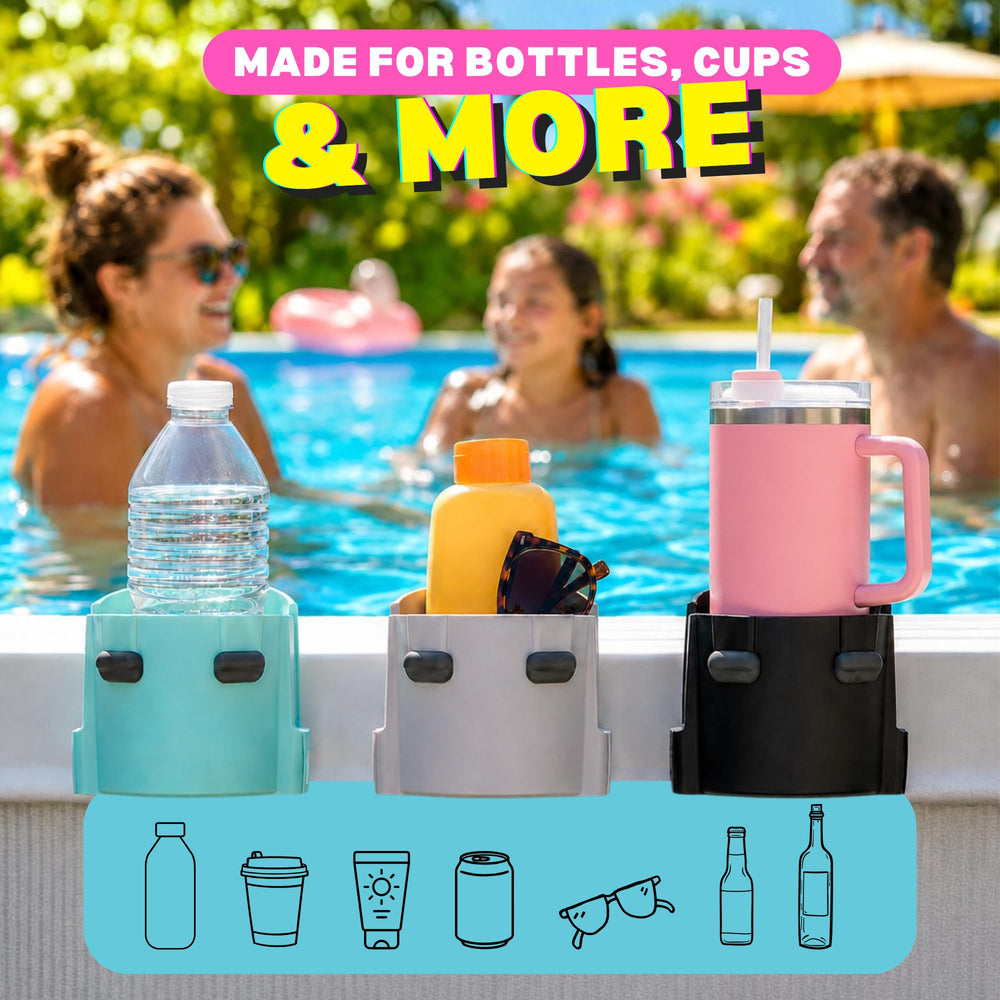 ND Premium Design cup holder outdoors with beverages