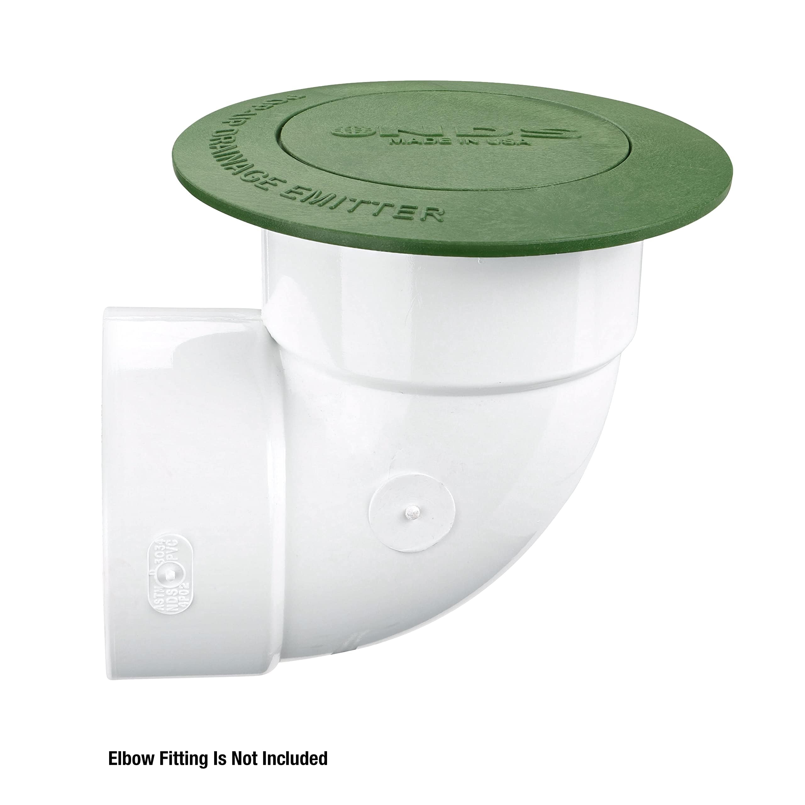NDS Pop-Up Drainage Emitter package showing contents