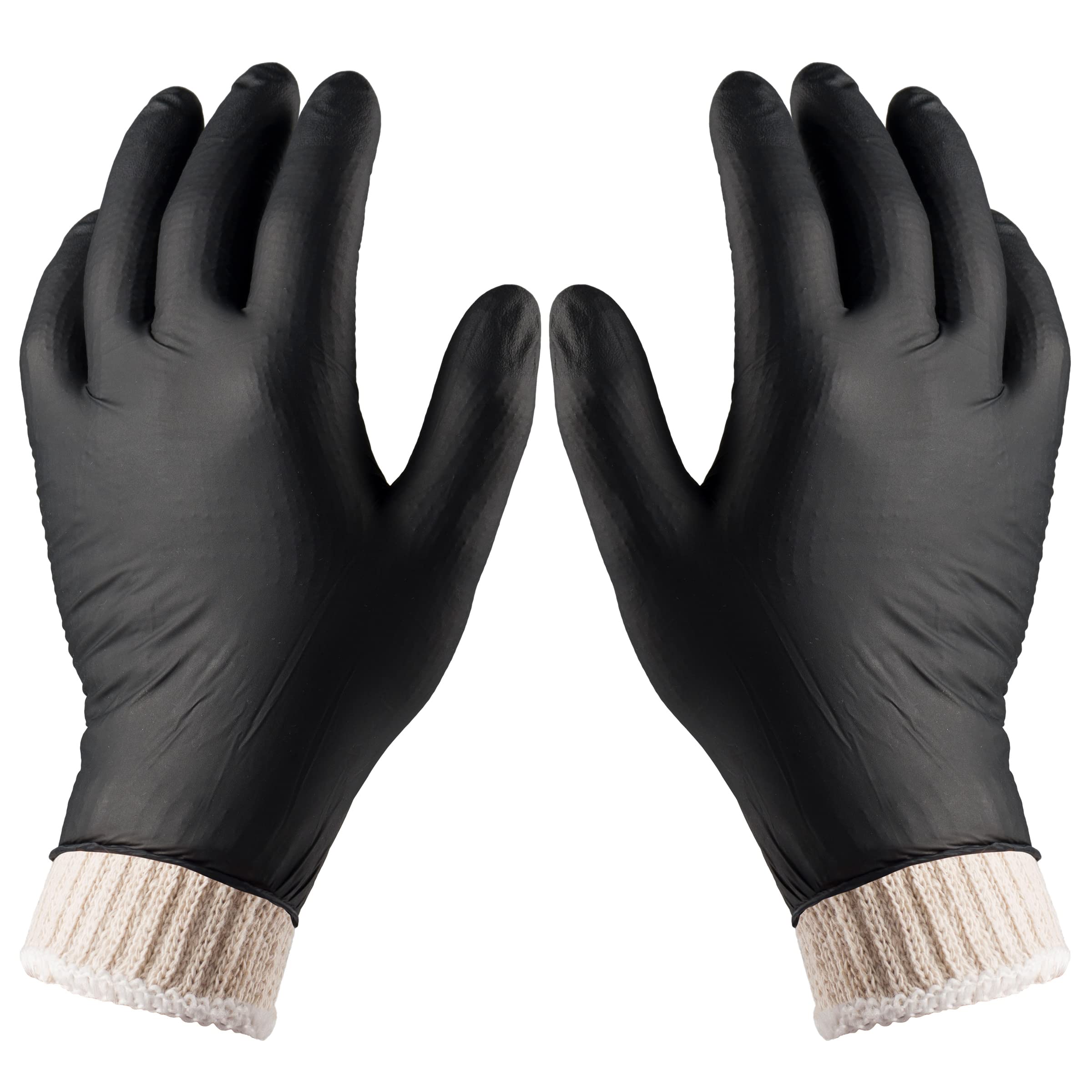 Nechtik BBQ Gloves front view with cotton liners