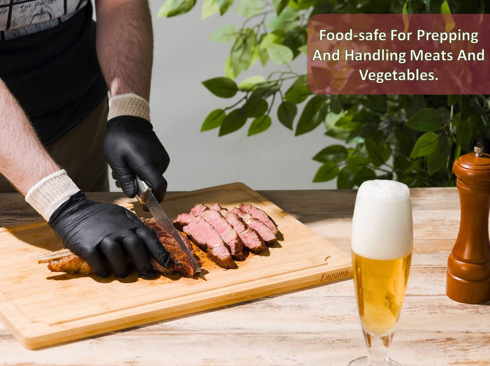 Nechtik BBQ Gloves in use during grilling