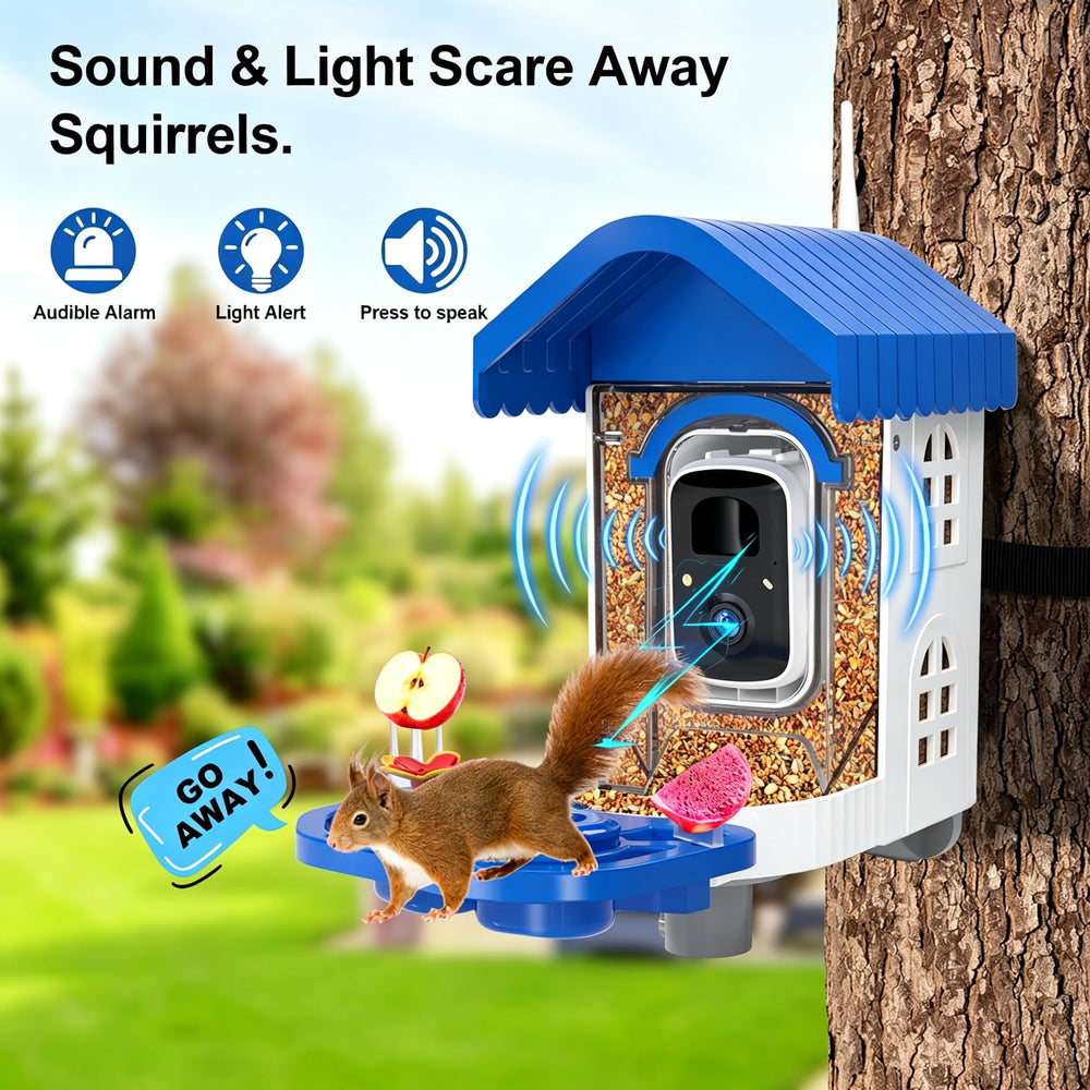 NEEZUKAR Smart Bird Feeder with birds visiting