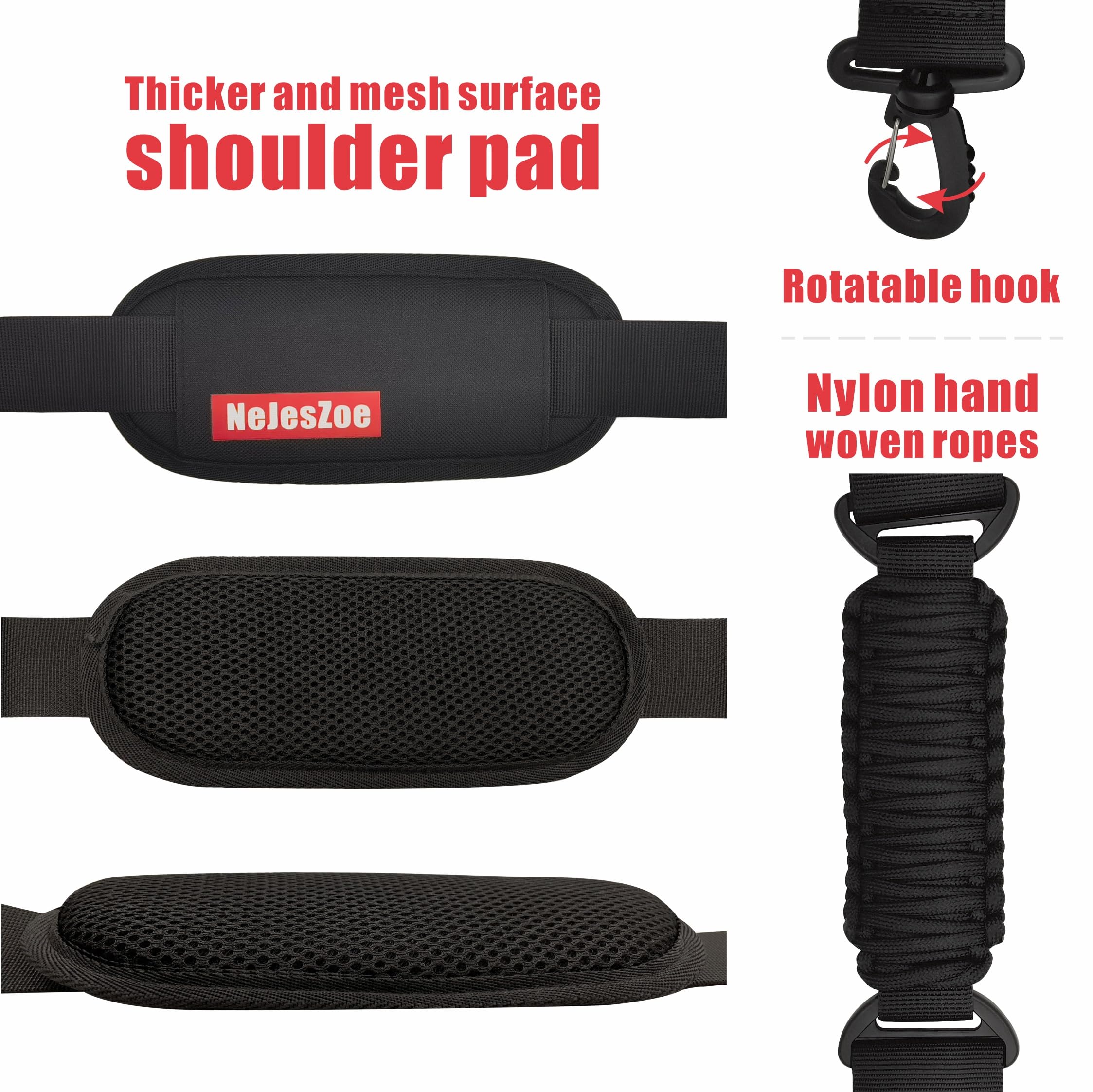 NeJesZoe Weed Shoulder Strap shoulder pad detail