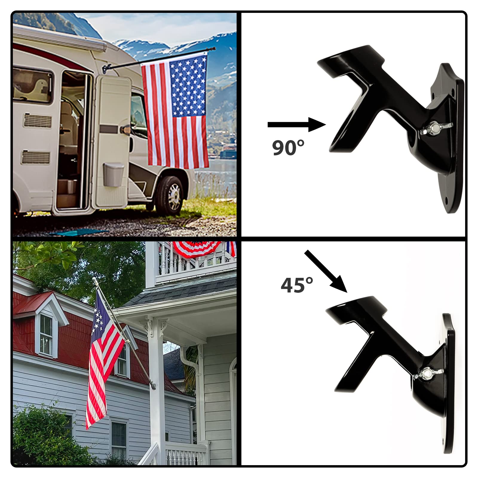 NELXINJO flag pole in compact storage configuration
