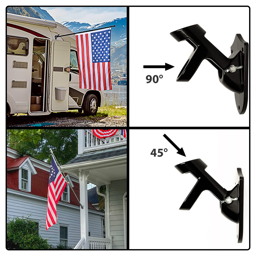 NELXINJO flag pole in compact storage configuration