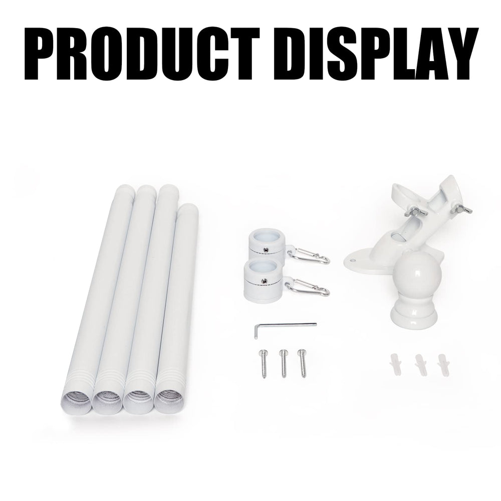NELXINJO flag pole kit stored in compact segments