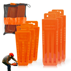 NEO-TEC tree felling wedges, 5.5 inches and 8 inches in orange
