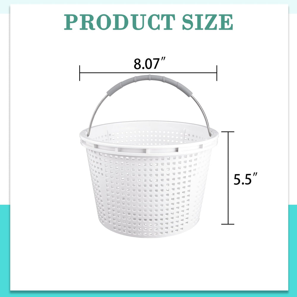 Neowah skimmer basket showing innovative grid pattern for water flow