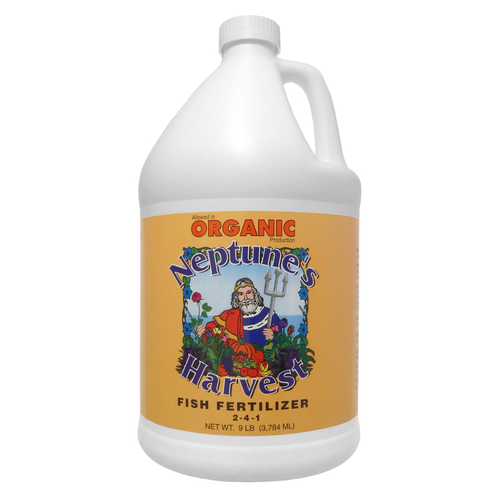 Neptune's Harvest Fish Fertilizer 2-4-1 Gallon front view