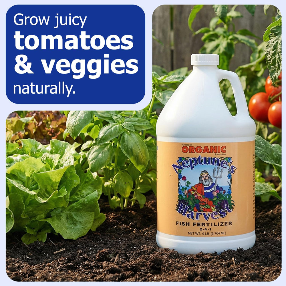 Neptune's Harvest Fish Fertilizer 2-4-1 usage instructions