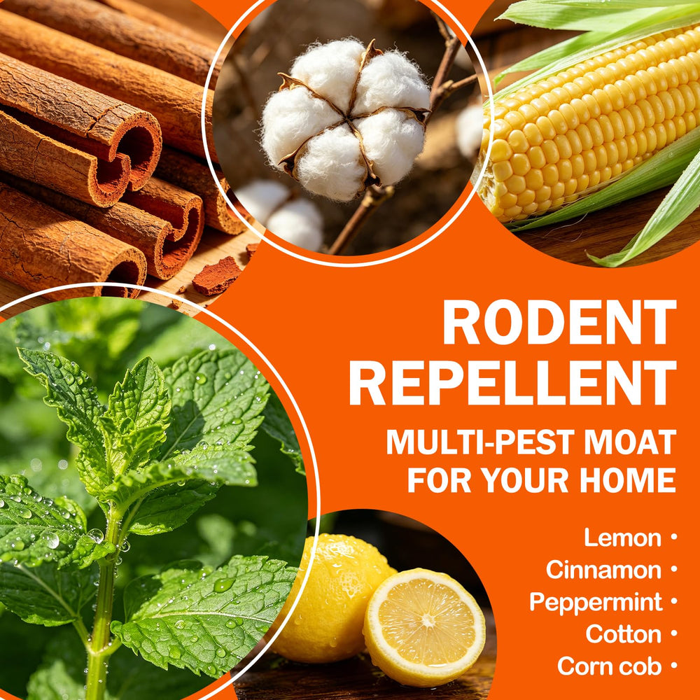 Nergallmo Mouse Rodent Repellent pouches in a car engine compartment