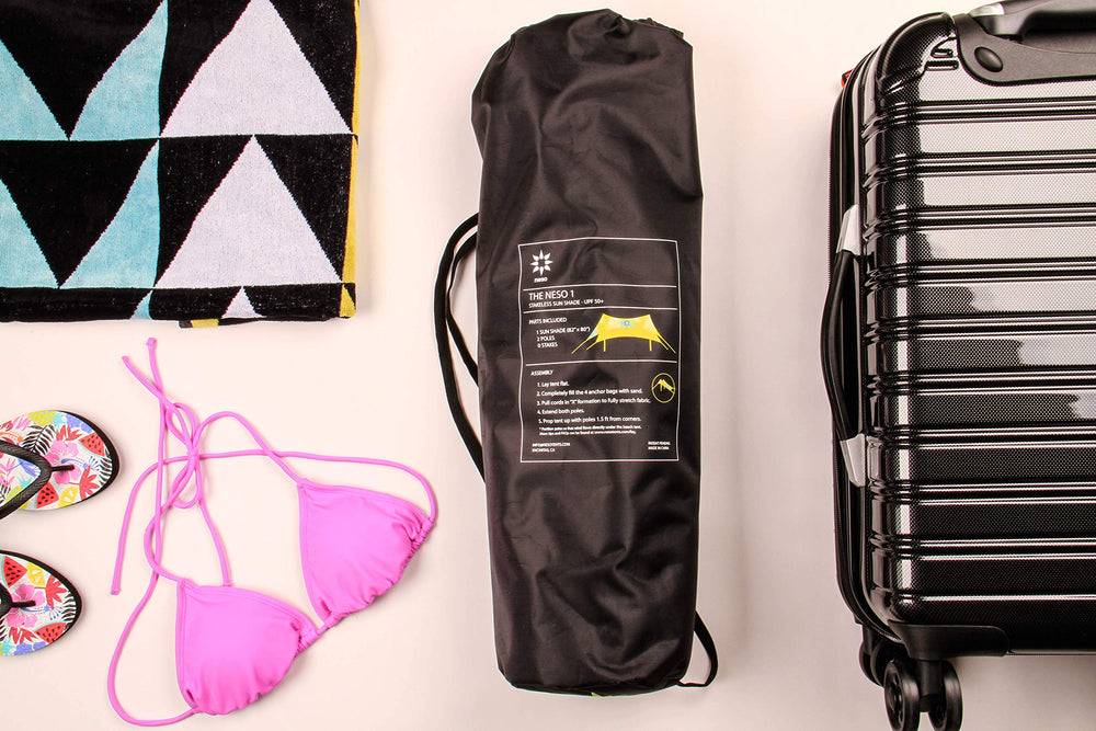 Neso Portable Beach Tent interior space