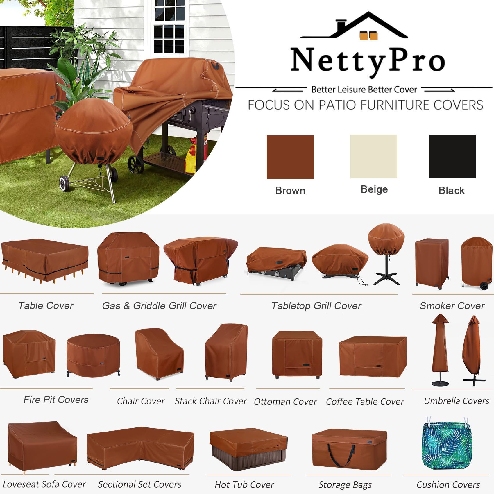 NettyPro 36" Griddle Cover dimensions guide