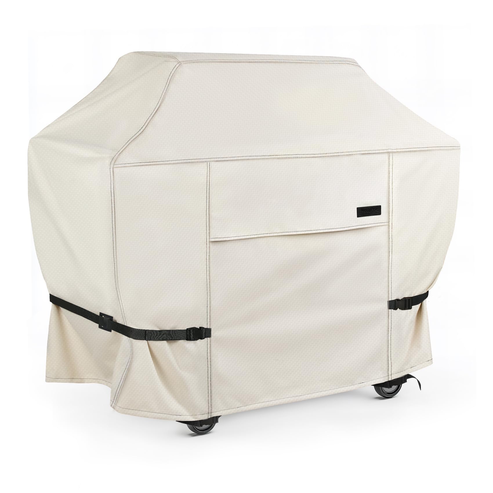 NettyPro BBQ Grill Cover beige front view