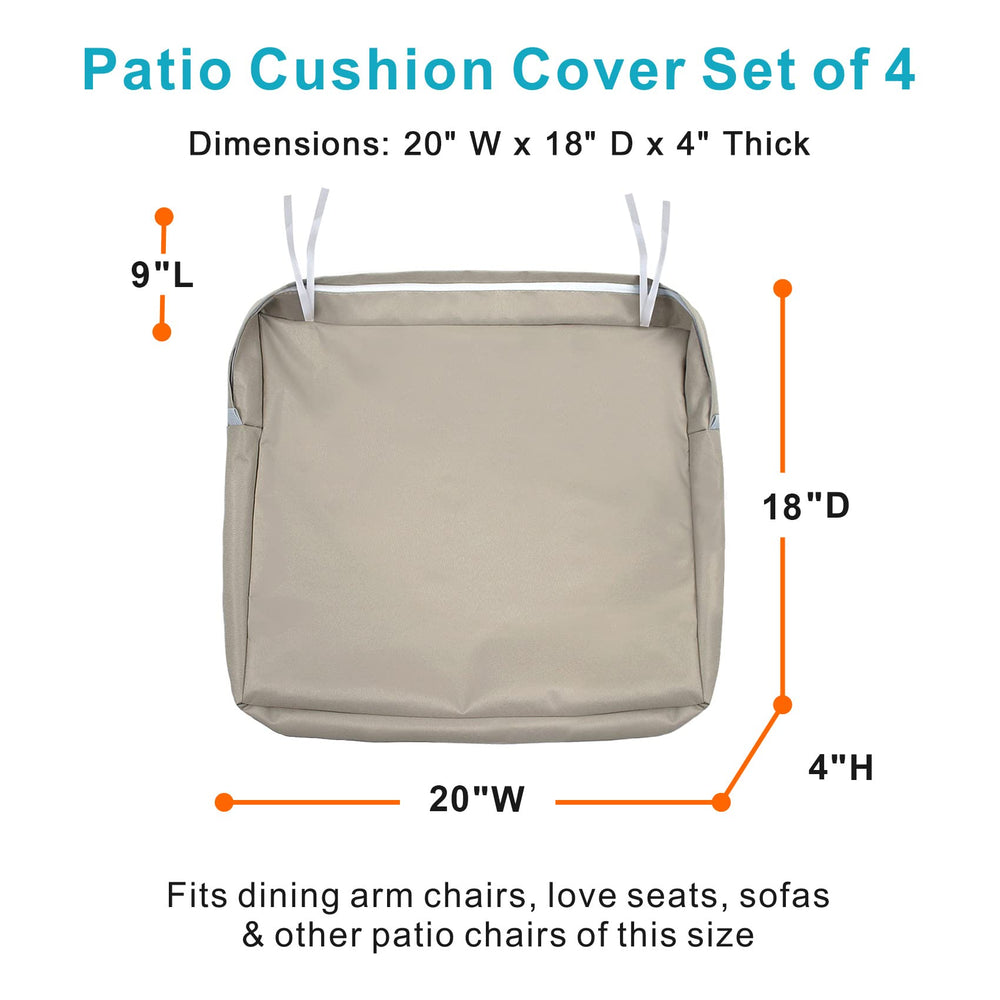 NettyPro cushion slipcovers folded for storage