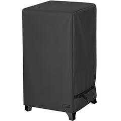 NettyPro Electric Smoker Cover front view, black, 40 inch