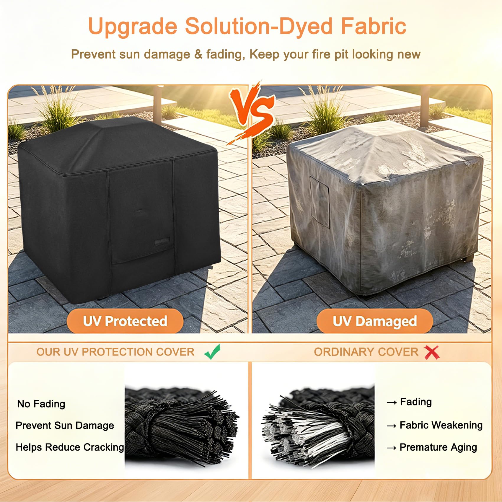 NettyPro Fire Pit Cover 36 inch packaging front