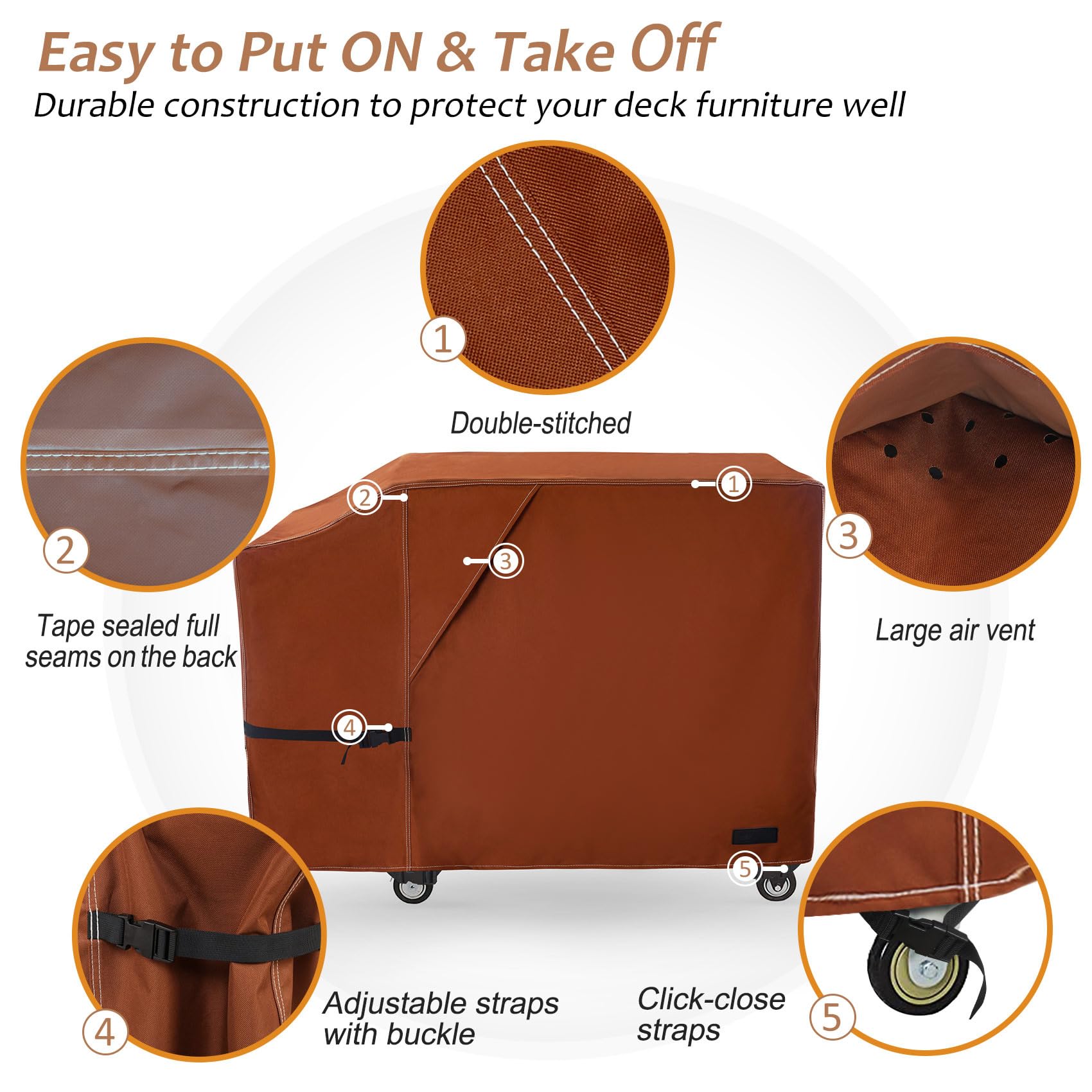 NettyPro Griddle Cover over a griddle, showcasing air vent