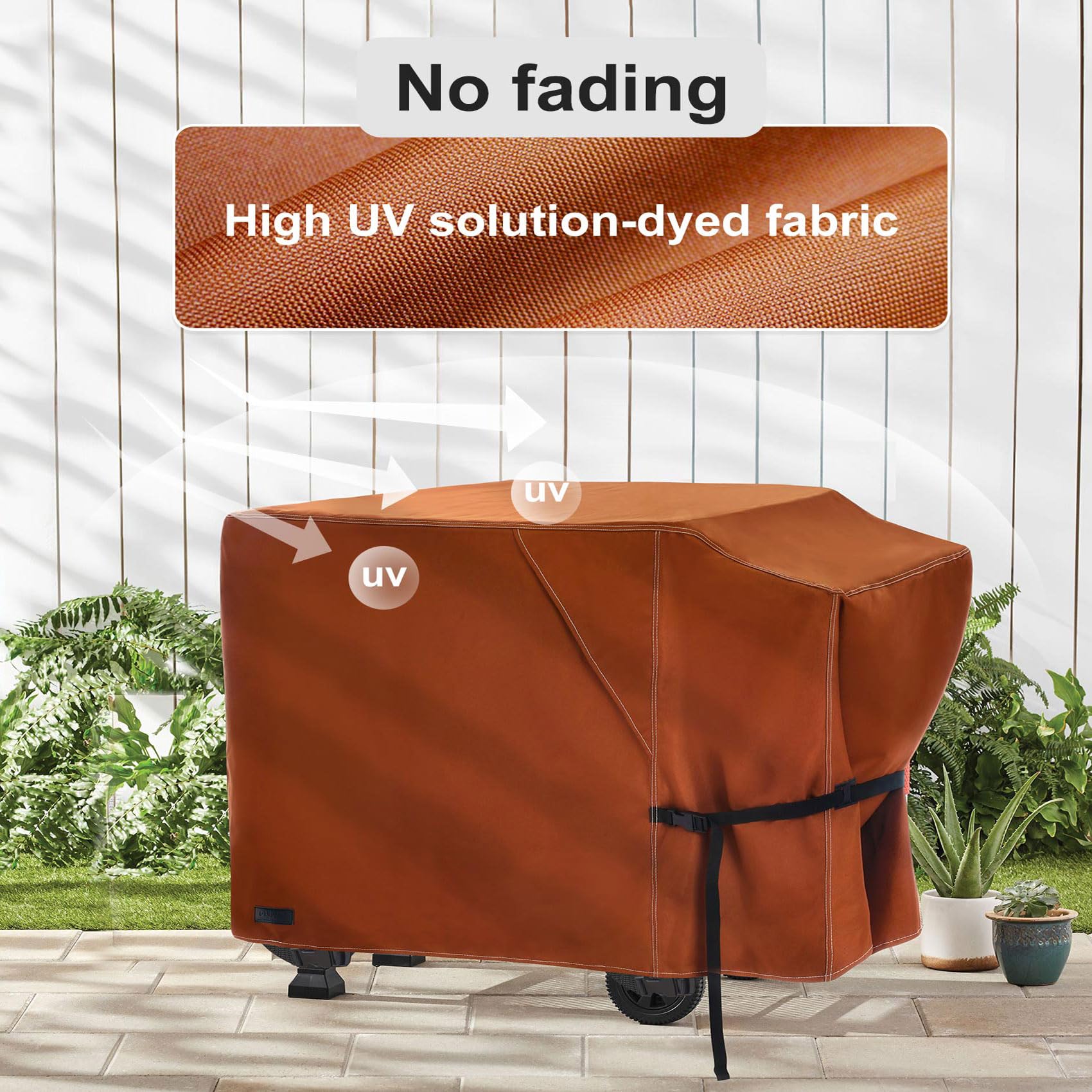 NettyPro Griddle Cover with adjustable straps and buckles