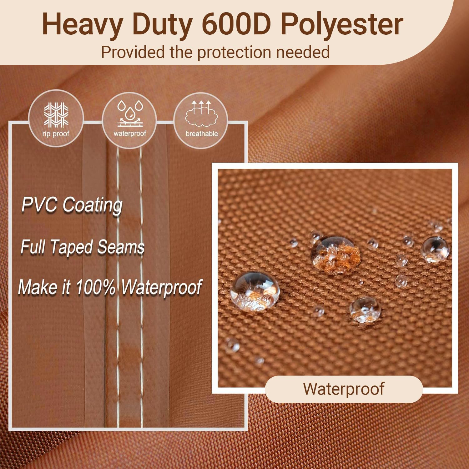 NettyPro Grill Cover 70-inch side view