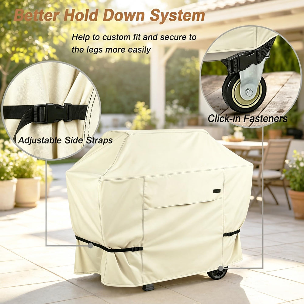 NettyPro Grill Cover fitting a large outdoor grill