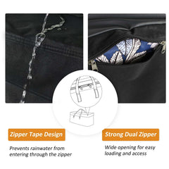 NettyPro outdoor storage bag showing taped seams